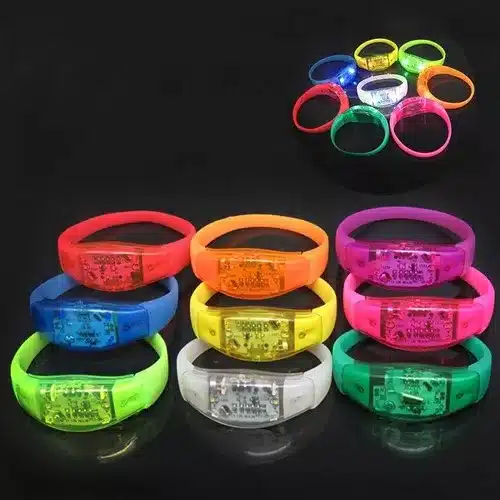 Pulseira de led pisca conforme a música - Imagem 3