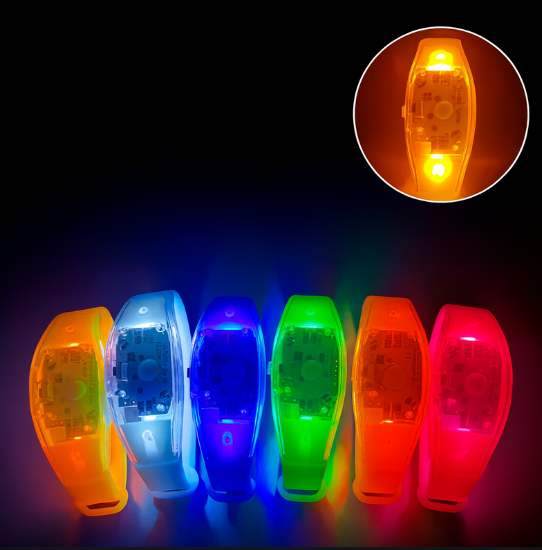 Pulseira LED Pisca Para Festa - Caixa com 48 und.